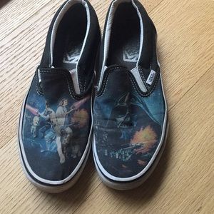 Slightly worn Star Wars vans 7.5